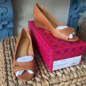 Tory Burch - Open Toe Wedge